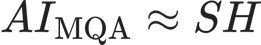 AI_{\text{MQA}}\approx SH